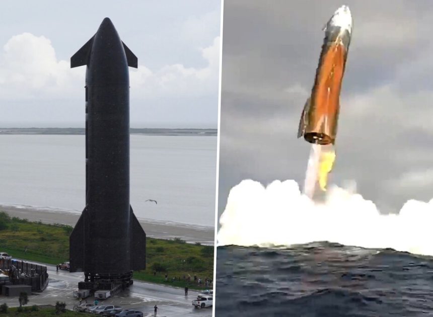 Starship acabó de color naranja tras el vuelo 10. SpaceX no ha explicado el motivo, pero Internet tiene sus teorías